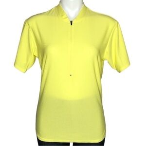 Nike quarter zip yellow tee, small